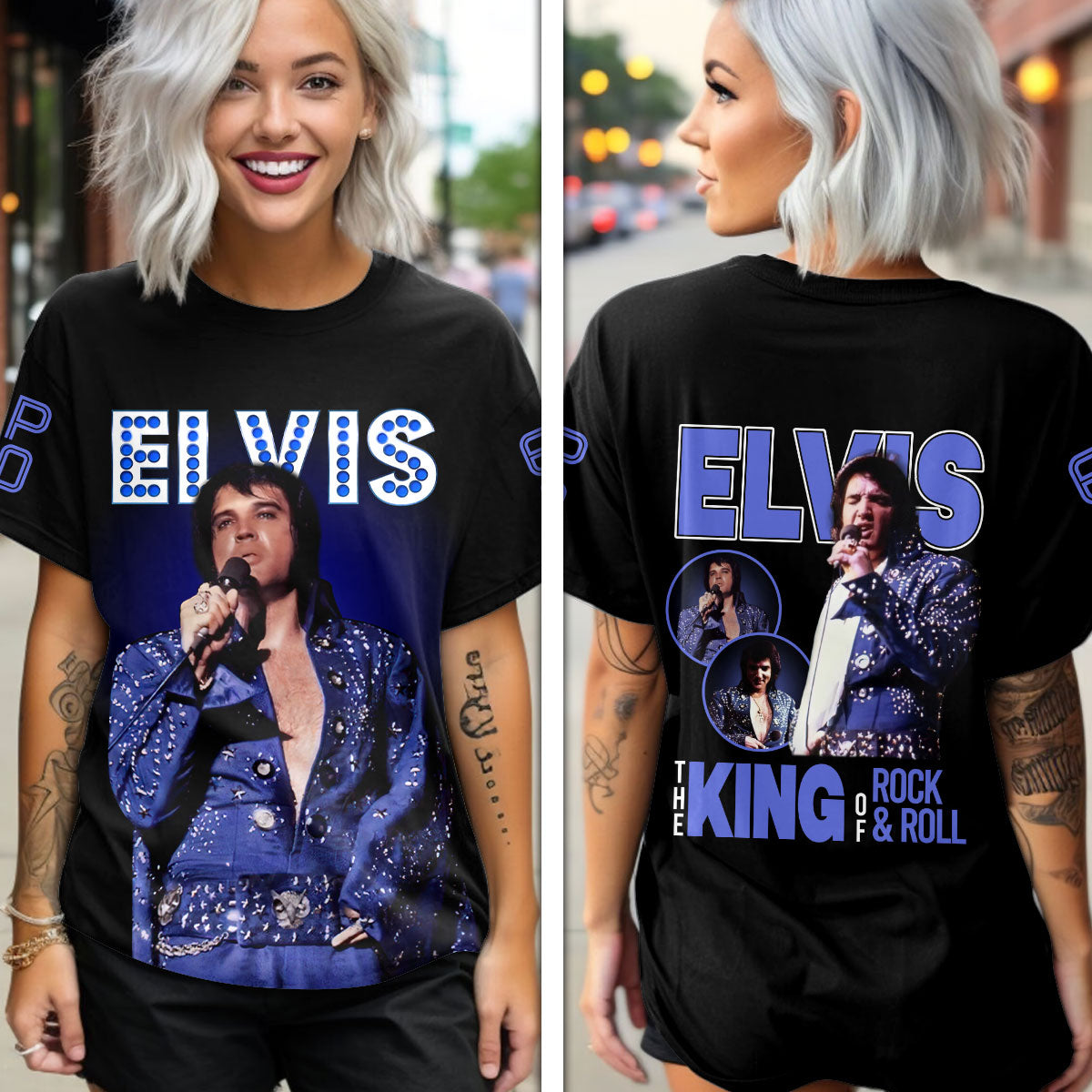 Elvis Presley Rectangle Canvas With Inner Frame – HOATT 9171