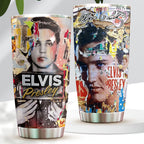 Elvis Presley Black Stainless Steel Watch – TANTN 7844