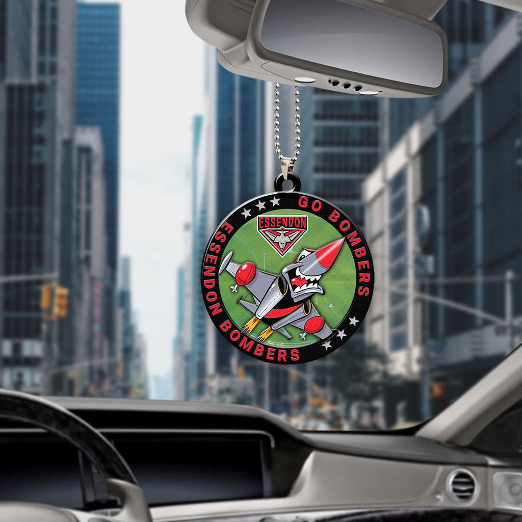Essendon FC Custom Shape 2-sided Acrylic Car Ornament – HOATT13352