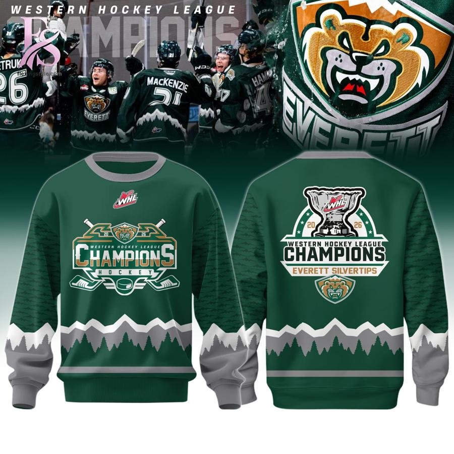Everett Silvertips Champions Western Hockey League 2026 Shirt