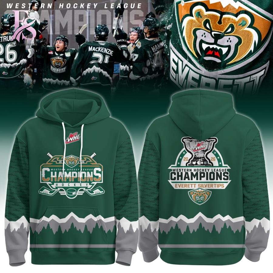 Everett Silvertips Champions Western Hockey League 2026 Shirt