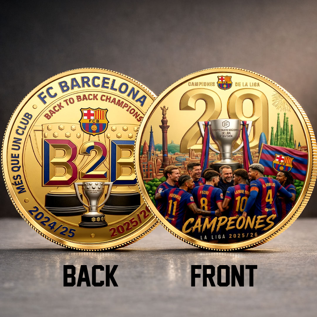 FC Barcelona LaLiga Winners 25/26 Commemorative Coin – TMTHU6034