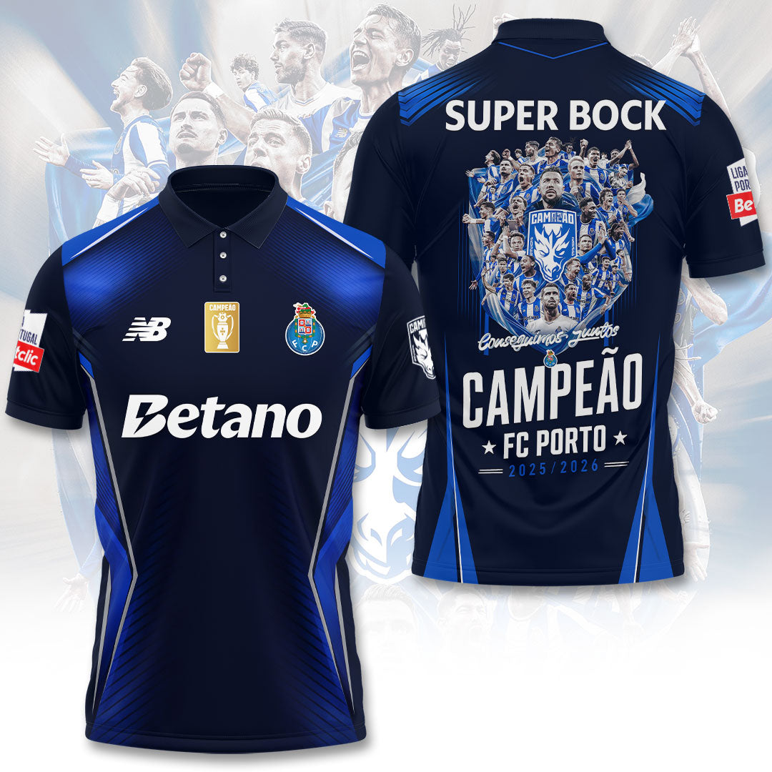 F.C. Porto Campeao Liga Portugal 25/26 3D Apparel – TANTN22769