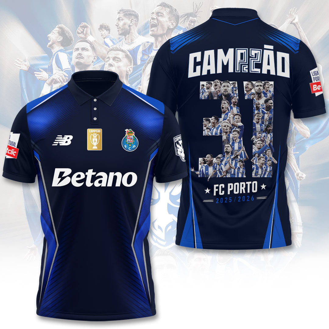 F.C. Porto Campeao Liga Portugal 25/26 3D Apparel – TANTN22770