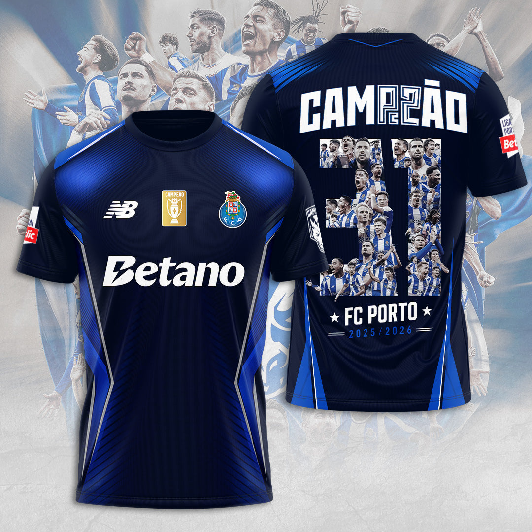 F.C. Porto Campeao Liga Portugal 25/26 3D Apparel – TANTN22770