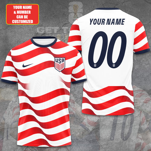 Personalized FIFA World Cup 2026 USA Team 3D Apparel – GNE7001