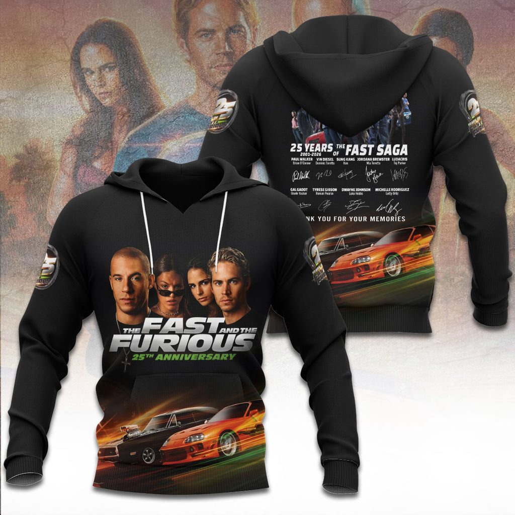 Fast & Furious 25th Anniversary 3D Apparel – TANTN24860