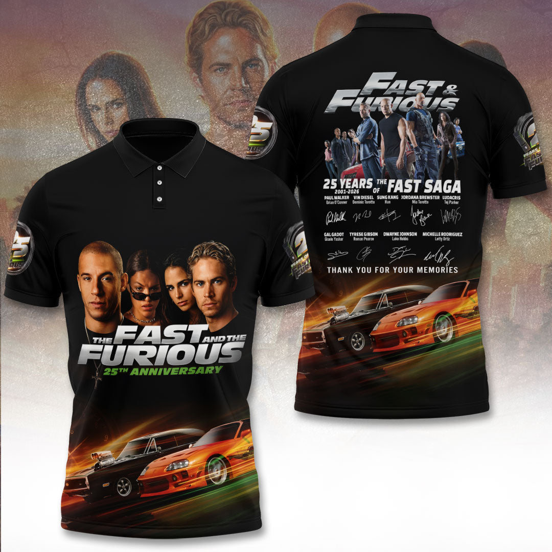 Fast & Furious 25th Anniversary 3D Apparel – TANTN24860
