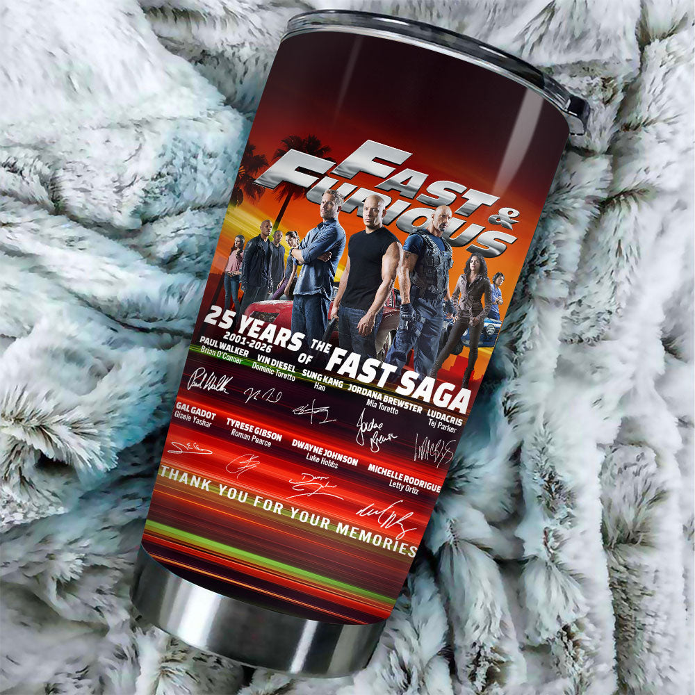 Fast & Furious 25th Anniversary Tumbler Cup – TANTN24855