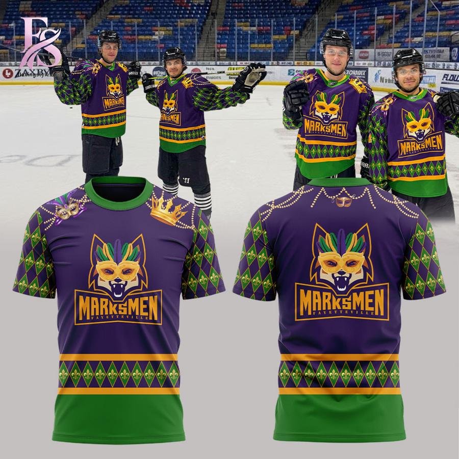 Fayetteville Marksmen Mardi Gras Drip Has Entered The Chat Shirt