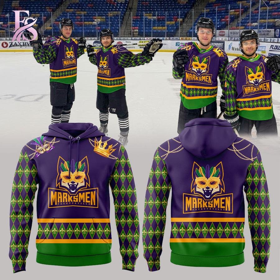 Fayetteville Marksmen Mardi Gras Drip Has Entered The Chat Shirt