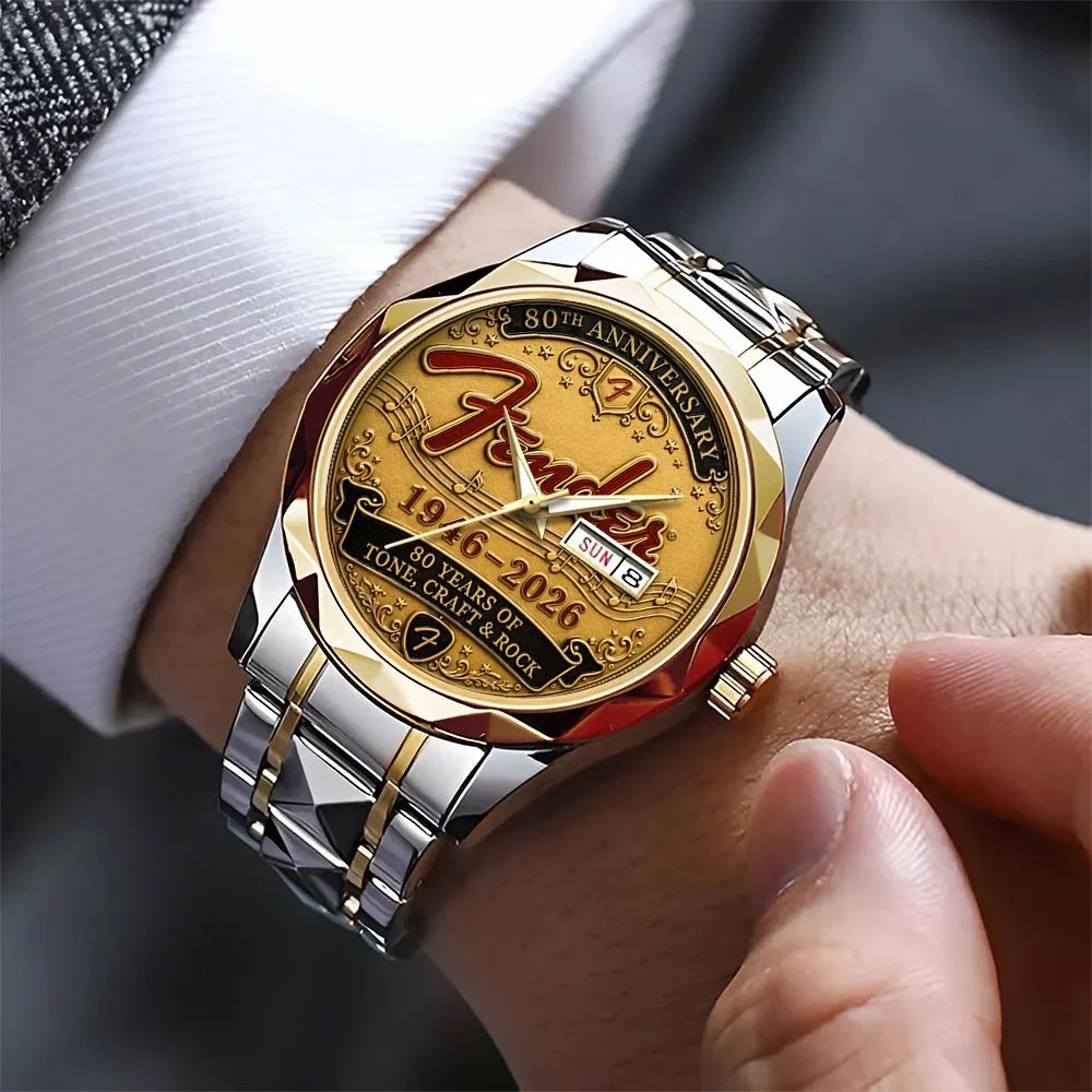 Fender 80th Anniversary Alloy Luxury Quartz Watch – TANTN24917