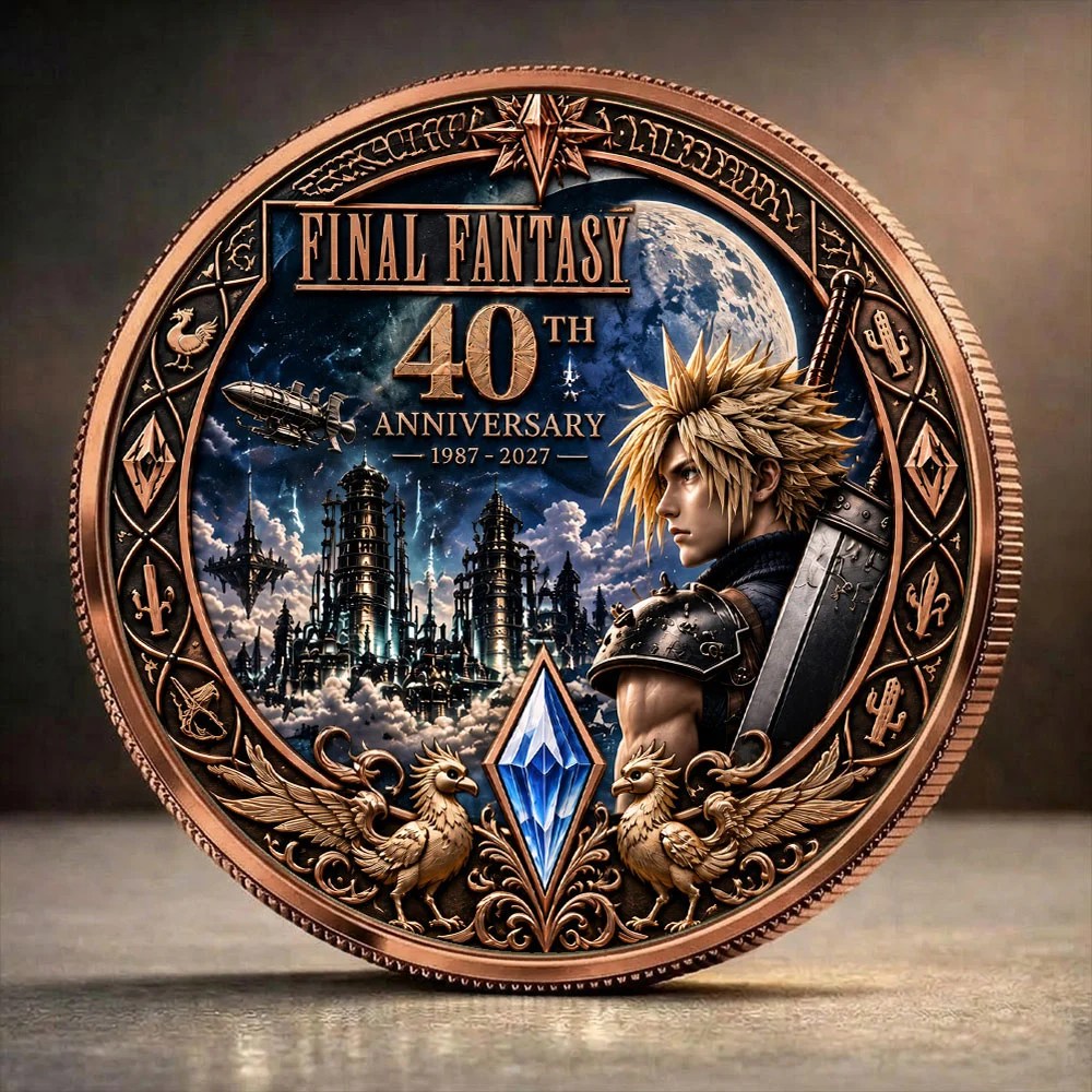 Final Fantasy 40th Anniversary 2027 Commemorative Coin – TANTN26347