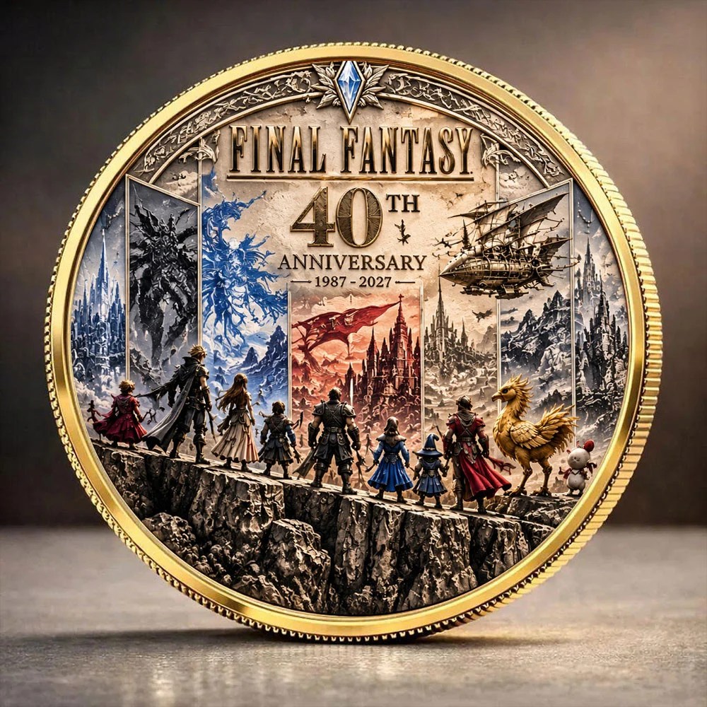 Final Fantasy 40th Anniversary 2027 Commemorative Coin – TANTN26348