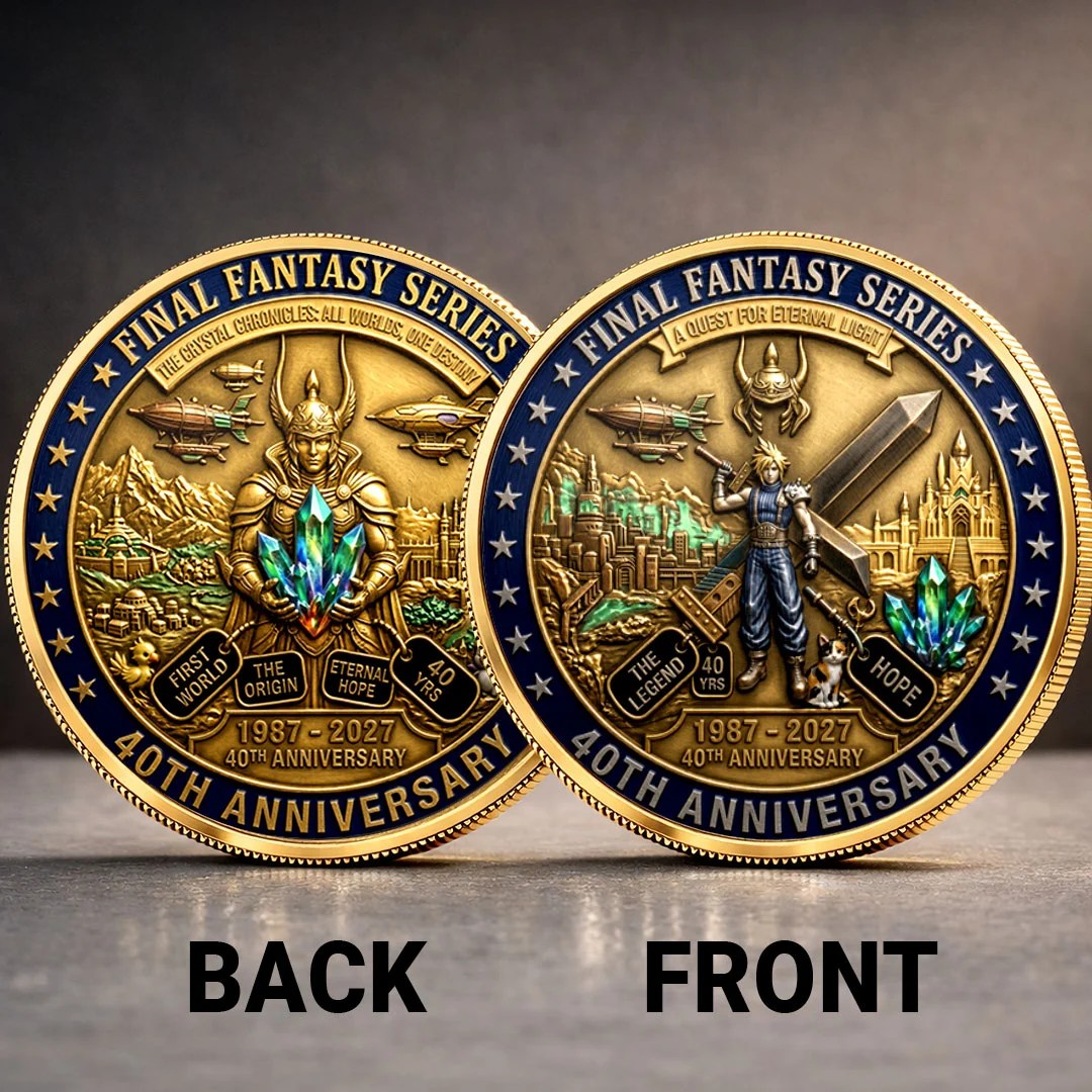 Final Fantasy 40th Anniversary Commemorative Coin – TANTN25524
