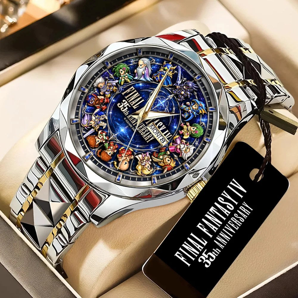 Final Fantasy IV 35th Anniversary Alloy Luxury Quartz Watch – GNE8850