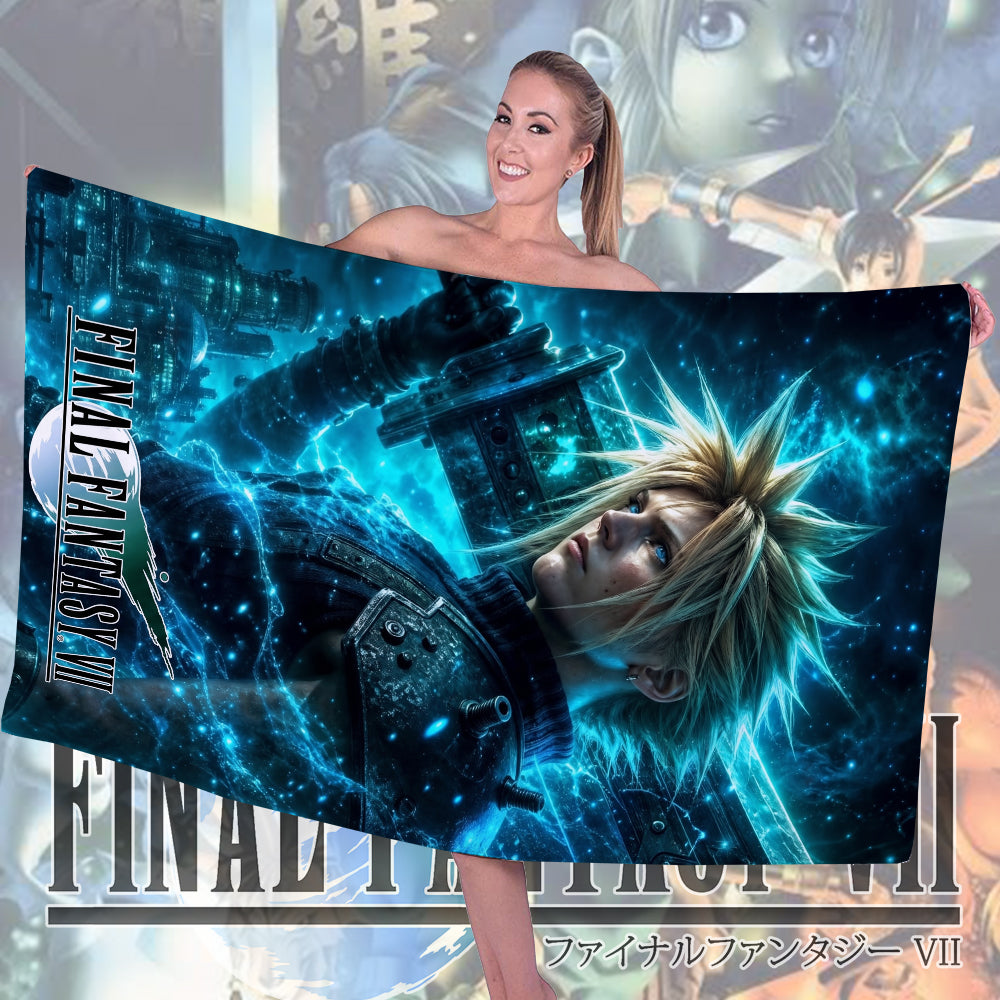 Final Fantasy VII Rectangle Beach Towel – TMTHU7980