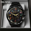 Final Fantasy Black Stainless Steel Watch – GNE6858