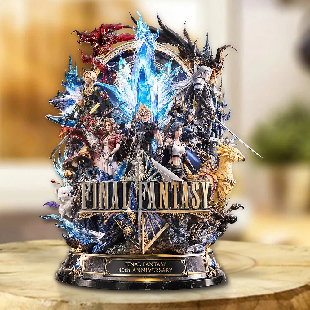 Final Fantasy 40th Anniversary Custom Shape Acrylic Plaque – GNE8628
