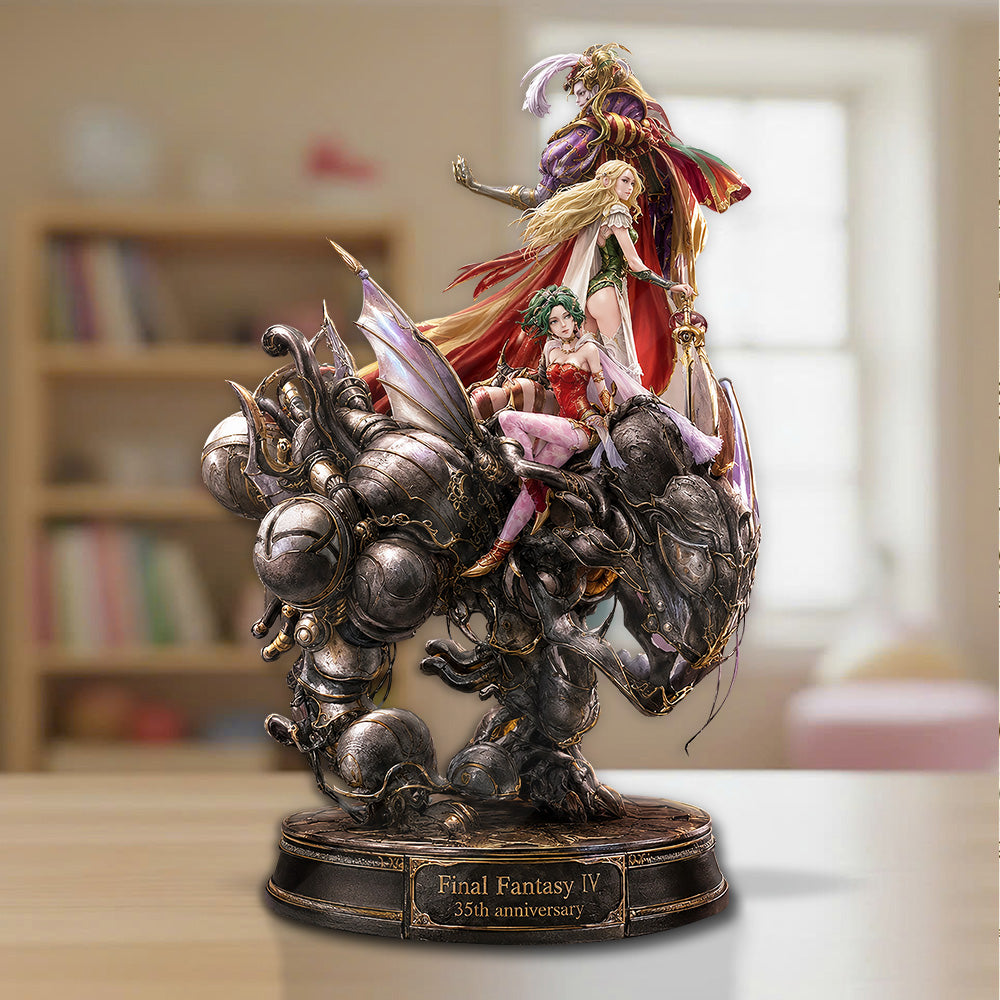Final Fantasy IV 35th Anniversary Custom Shape Acrylic Plaque – GNE7796