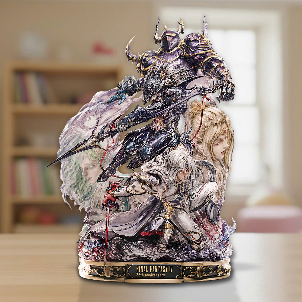 Final Fantasy IV 35th Anniversary Custom Shape Acrylic Plaque – GNE7797