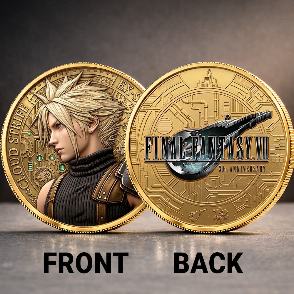 Final Fantasy VII x Cloud Strife 30th Anniversary Commemorative Coin – GNE8056