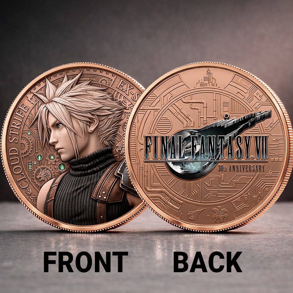 Final Fantasy VII x Cloud Strife 30th Anniversary Commemorative Coin – GNE8056