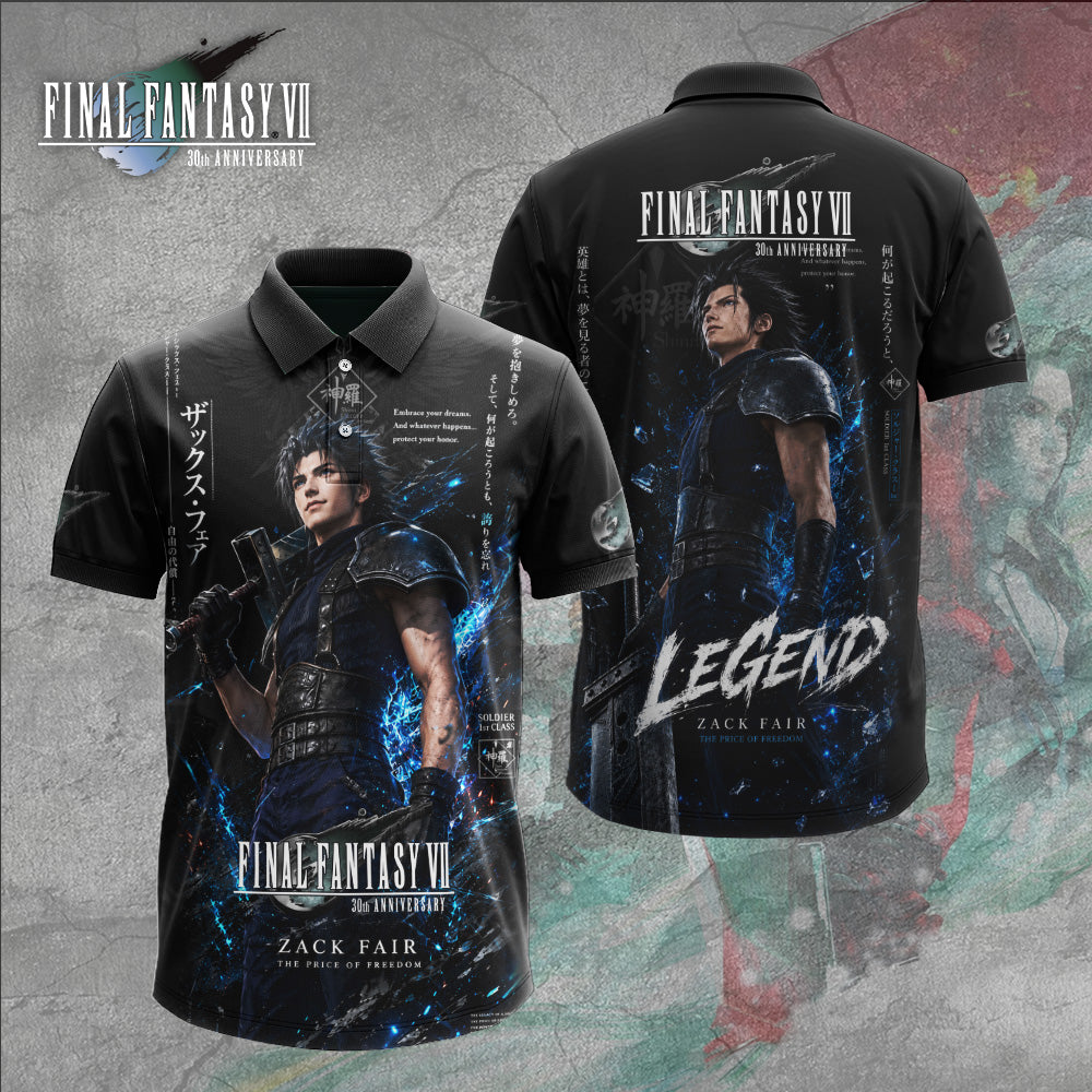 Final Fantasy VII x Zack Fair 30th Anniversary 3D Apparel – GNE7004