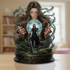 Final Fantasy VII 30th Anniversary Custom Shape Acrylic Plaque – GNE6498