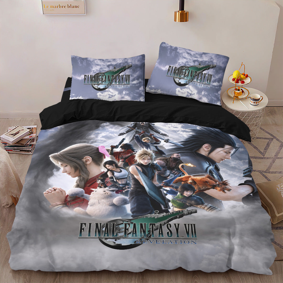 Final Fantasy VII Revelation 3-Piece Duvet Bedding Set – GNE7930
