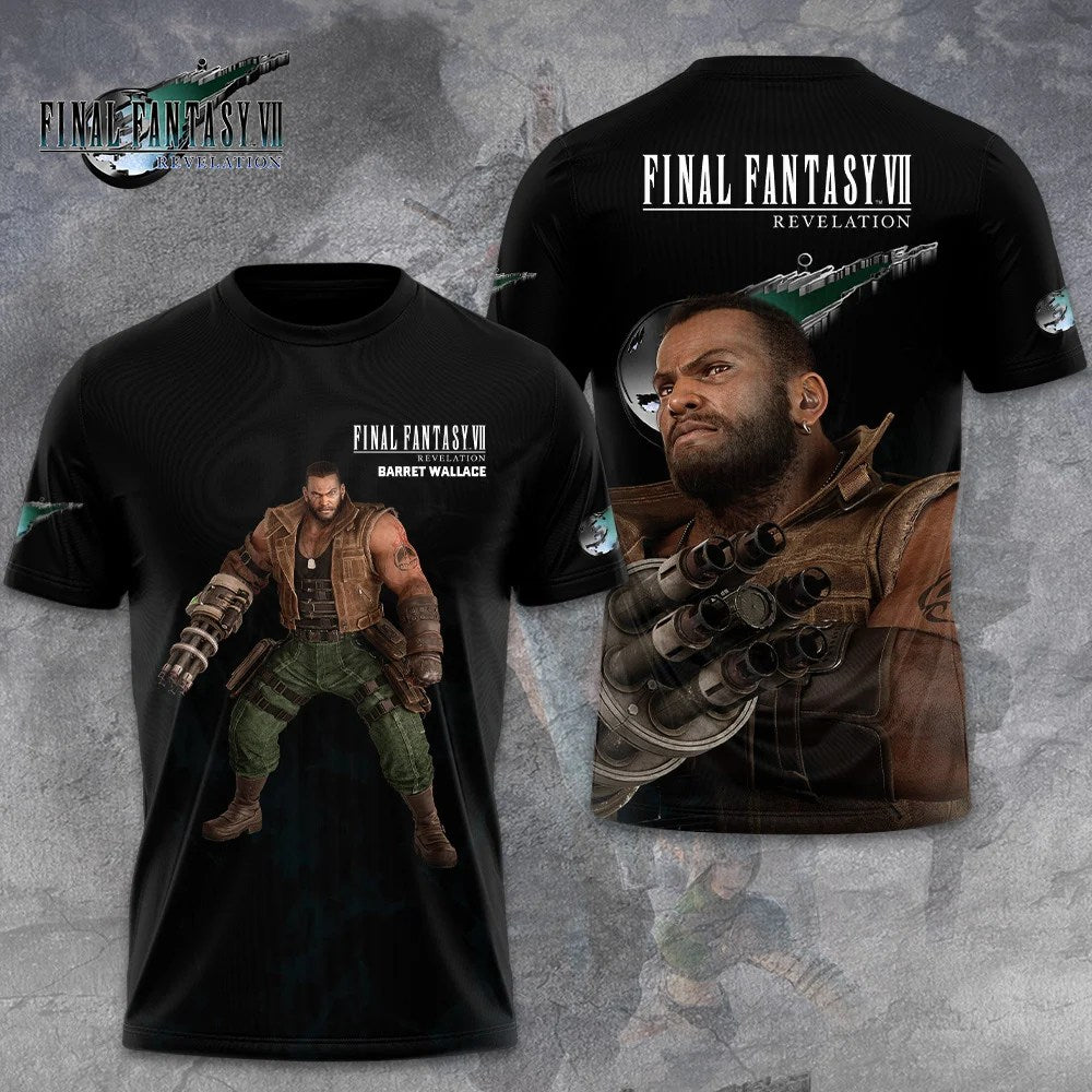 Final Fantasy VII Revelation x Barret Wallace 3D Apparel – GNE8675