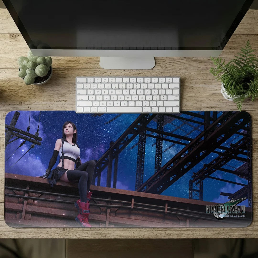 Final Fantasy VII Revelation x Tifa Lockhart Custom Gaming Desk Mat – GNE8763