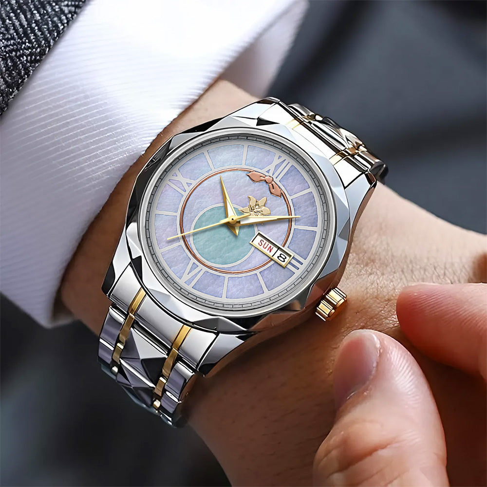 Final Fantasy VII x Aerith Gainsborough Alloy Luxury Quartz Watch – GNE6538