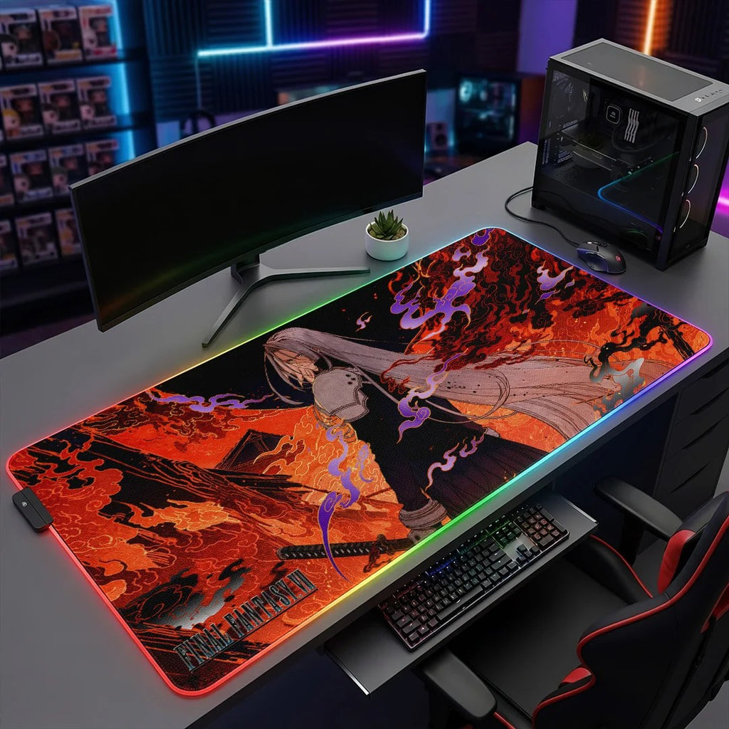 Final Fantasy VII x Sephiroth Custom Gaming Desk Mat – GNE8267