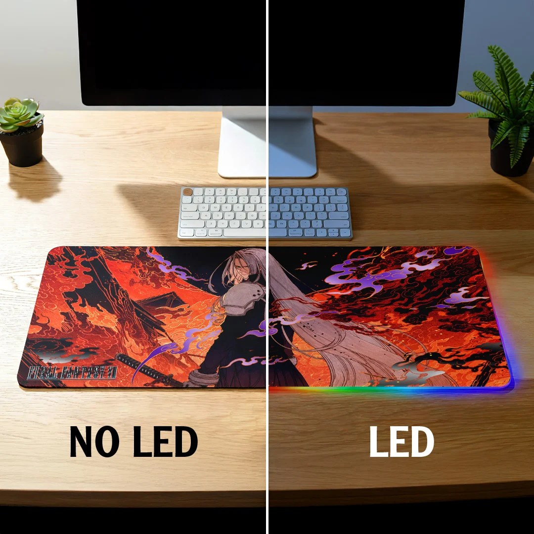 Final Fantasy VII x Sephiroth Custom Gaming Desk Mat – GNE8267