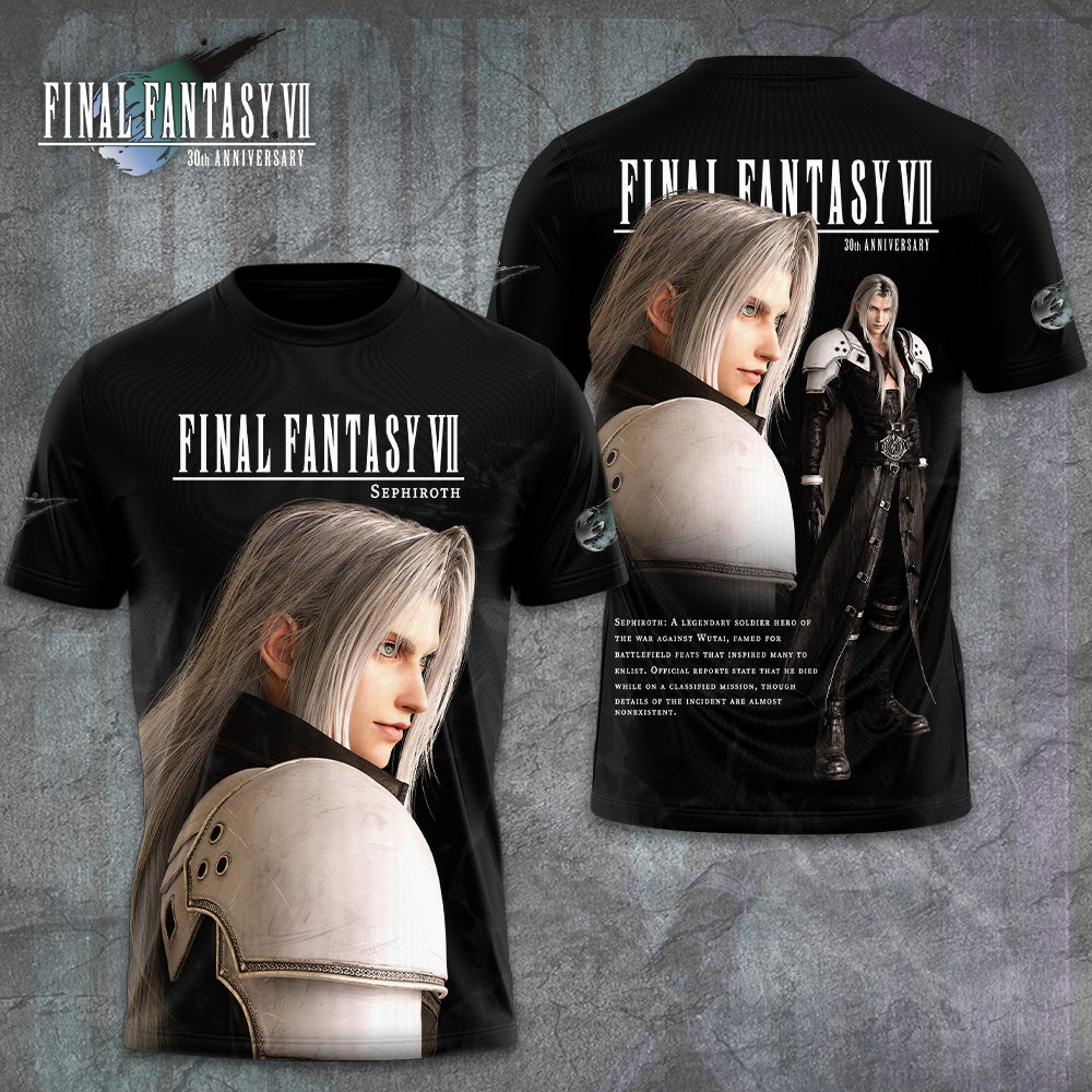 Final Fantasy VII x Sephiroth 30th Anniversary 3D Apparel – GNE7929