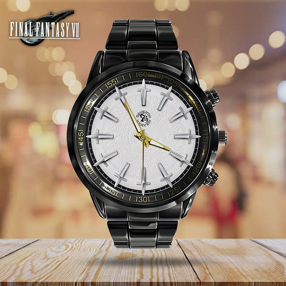 Final Fantasy VII x Tifa Lockhart Black Stainless Steel Watch – GNE6537