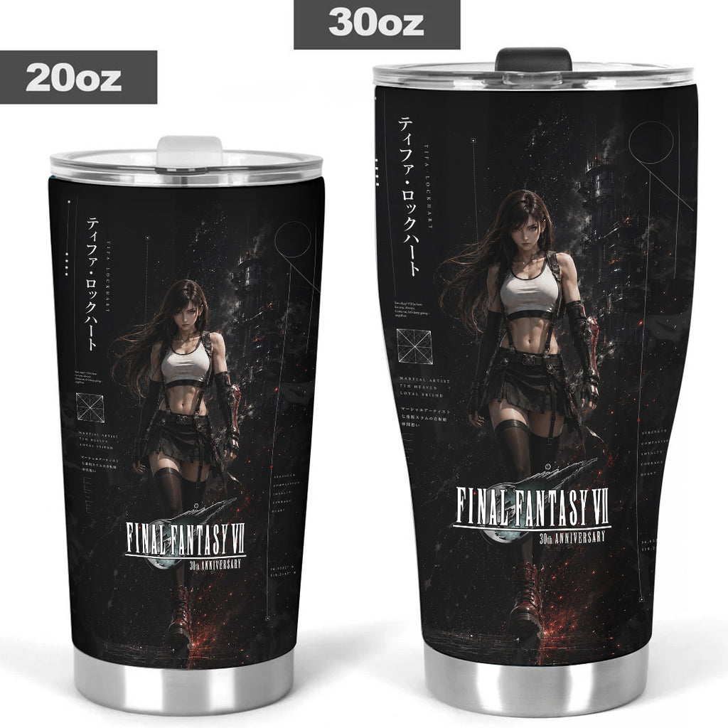 Final Fantasy VII x Tifa Lockhart 30th Anniversary Tumbler Cup – GNE7550