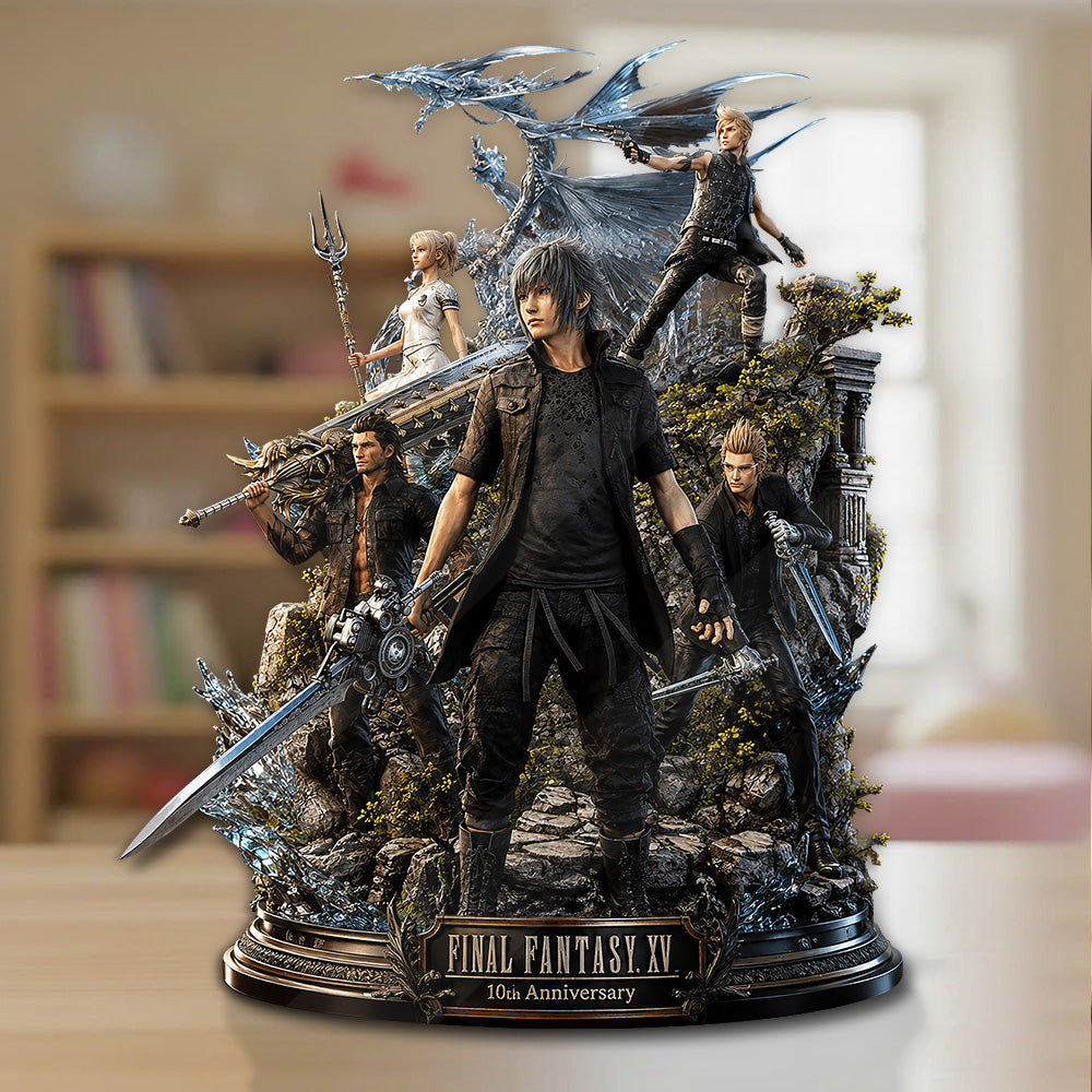 Final Fantasy XV 10th Anniversary Custom Shape Acrylic Plaque – GNE7967
