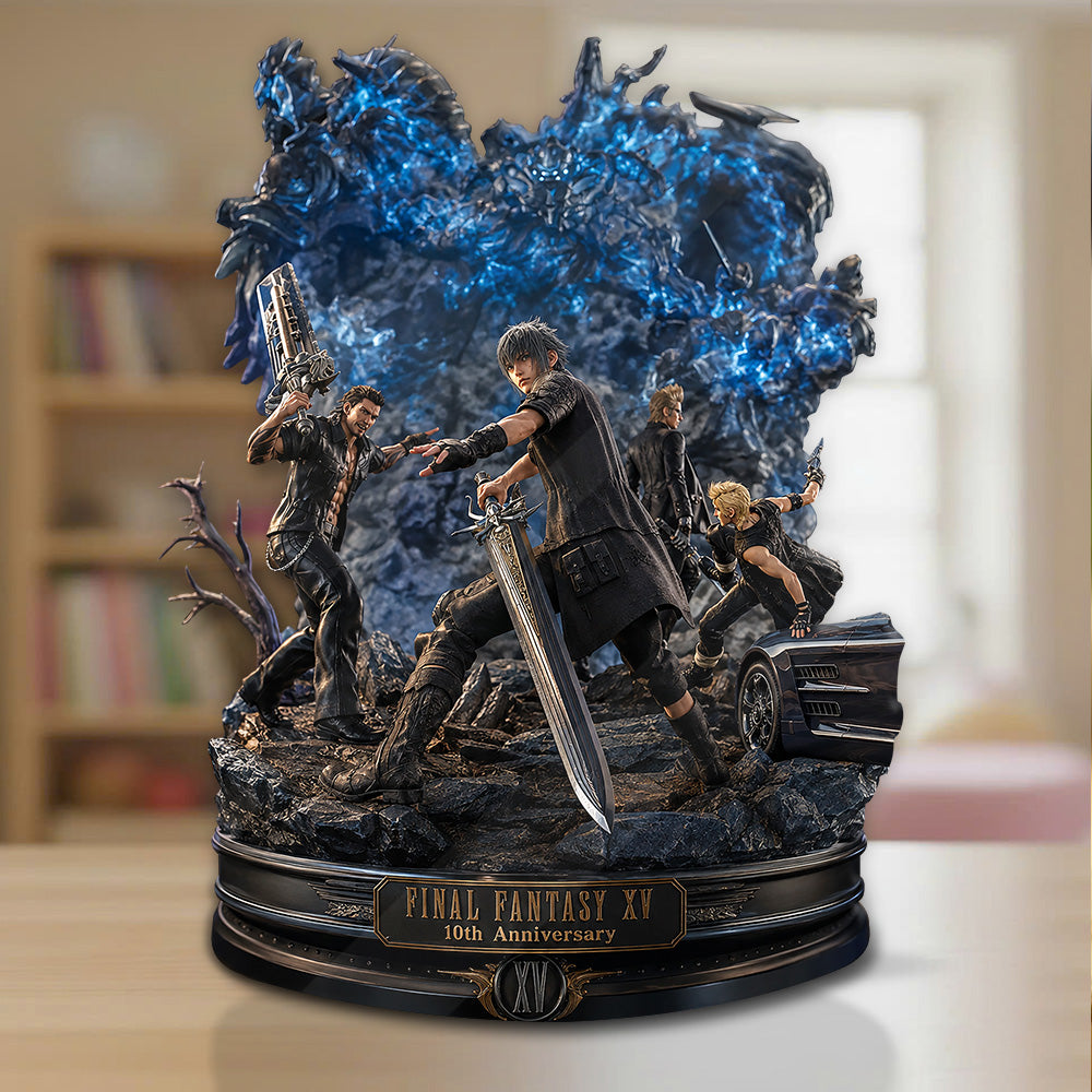 Final Fantasy XV 10th Anniversary Custom Shape Acrylic Plaque – GNE7969