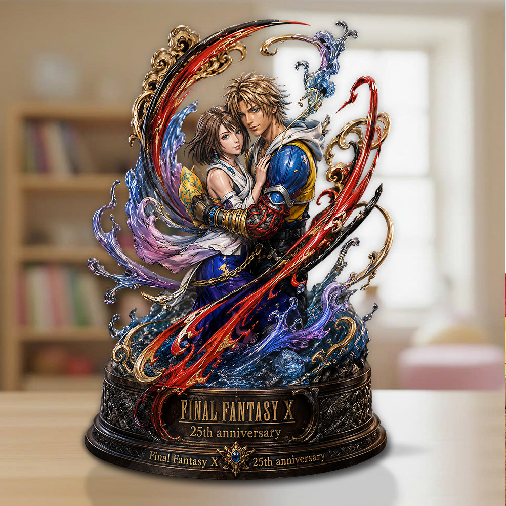 Final Fantasy X 25th Anniversary Custom Shape Acrylic Plaque – GNE6867