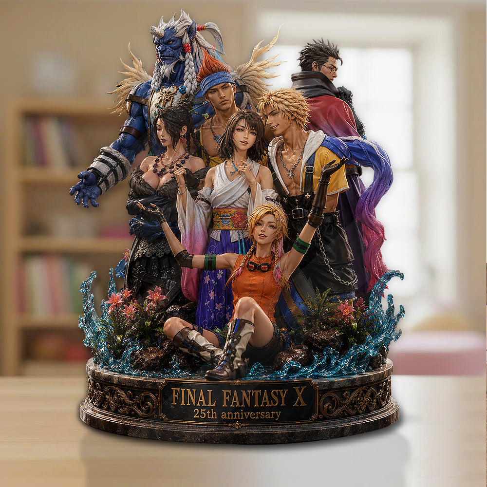 Final Fantasy X 25th Anniversary Custom Shape Acrylic Plaque – GNE6863