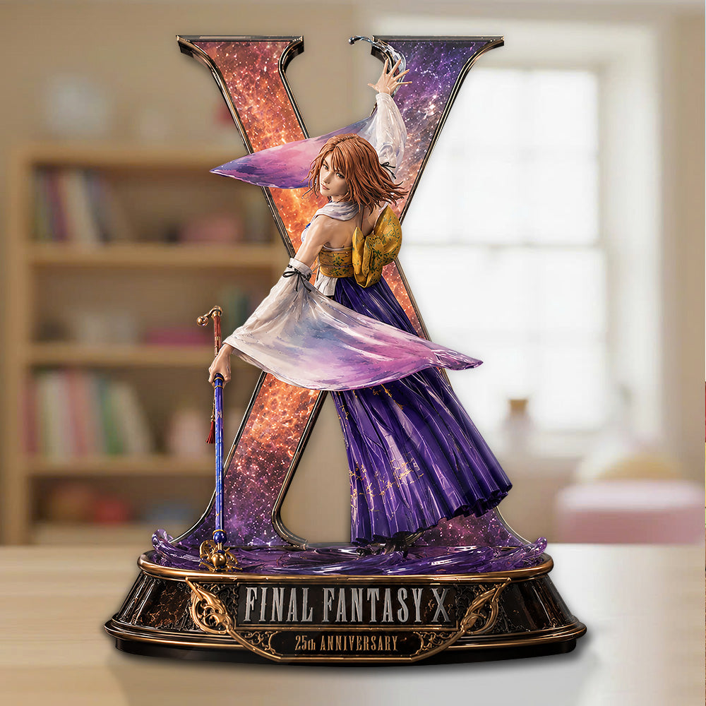 Final Fantasy X 25th Anniversary Custom Shape Acrylic Plaque – GNE7149