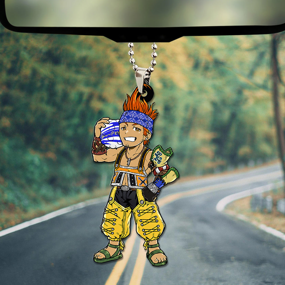 Final Fantasy X 25th Anniversary Custom shape 2-sided Acrylic Car Ornament – GNE7656