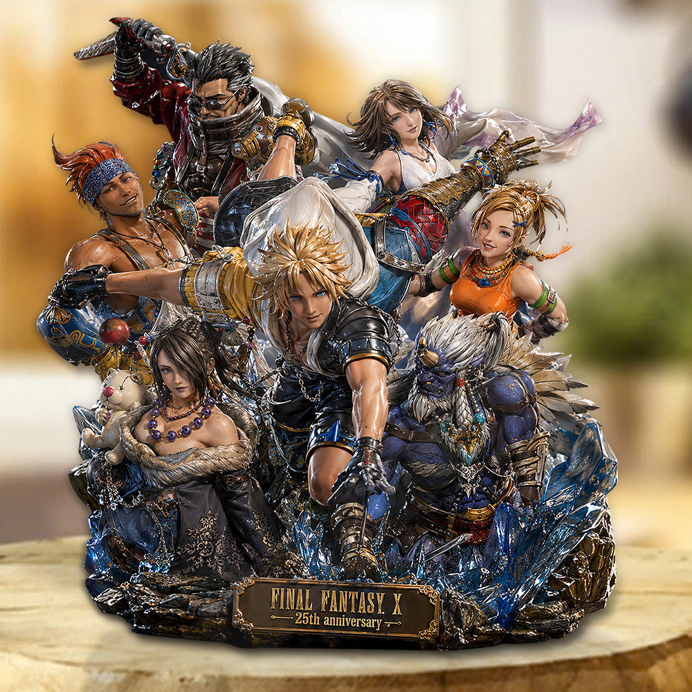 Final Fantasy X 25th Anniversary Custom Shape Acrylic Plaque – GNE7710