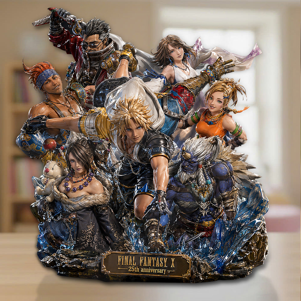 Final Fantasy X 25th Anniversary Custom Shape Acrylic Plaque – GNE7710