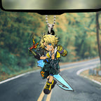 Final Fantasy X 25th Anniversary Custom shape 2-sided Acrylic Car Ornament – GNE7652