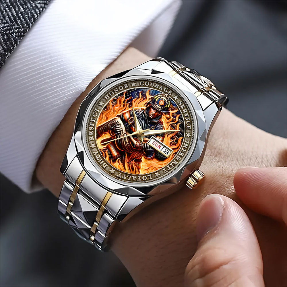 Firefighter Alloy Luxury Quartz Watch – TANTN 14863