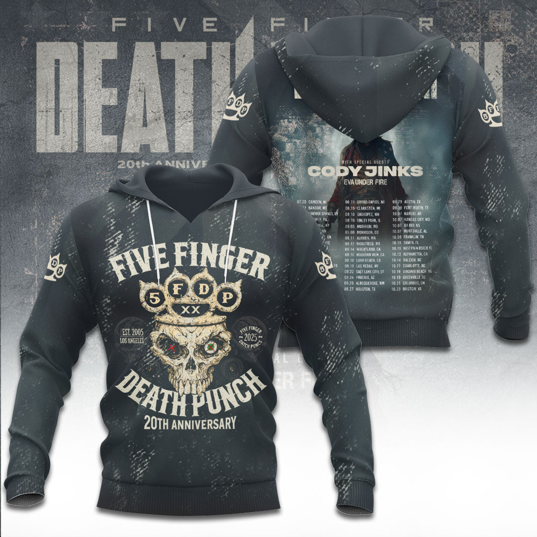 Five Finger Death Punch Tour 2026 3D Apparel – TANTN20325