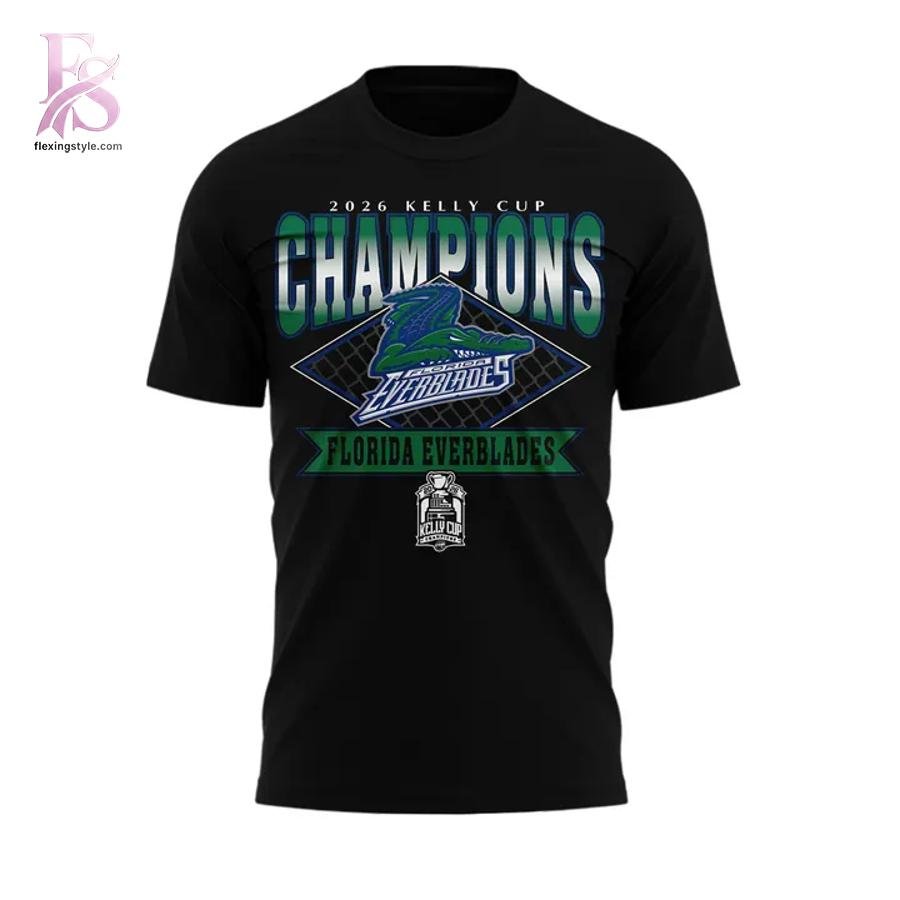Florida Everblades 2025-26 KELLY CUP CHAMPIONS Shirt